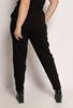 Picture of BLACK TROUSER WITH PLEATED WAIST